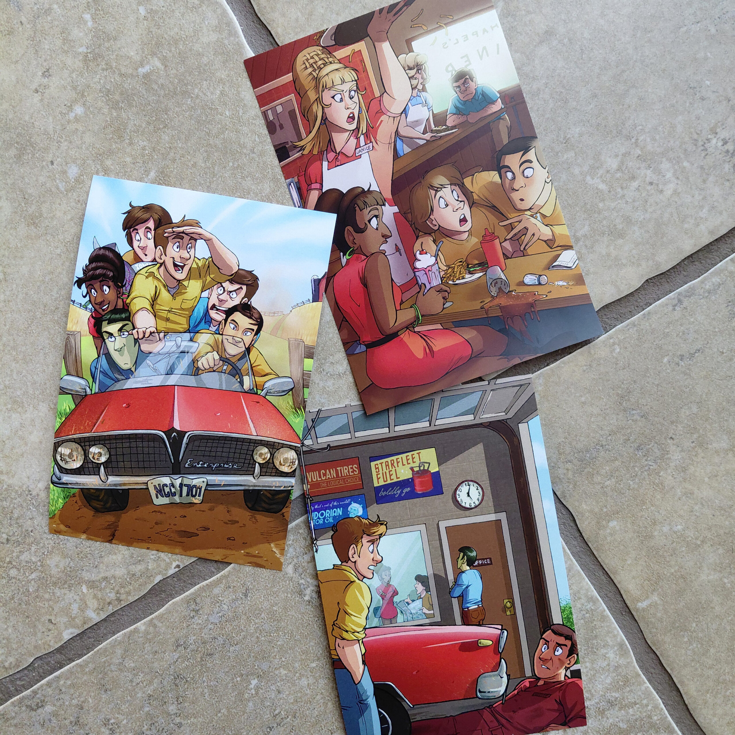 Route 66 Trekking Postcards