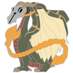 Pen-Dragon Enamel Pin, Sticker, Magnet